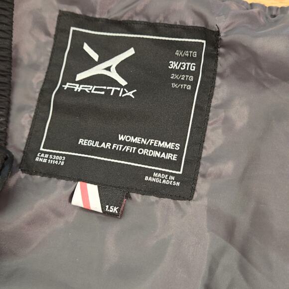 Arctix Insulated women's Black overall Snow Pants in size 3X/3TG - Picture 5 of 10